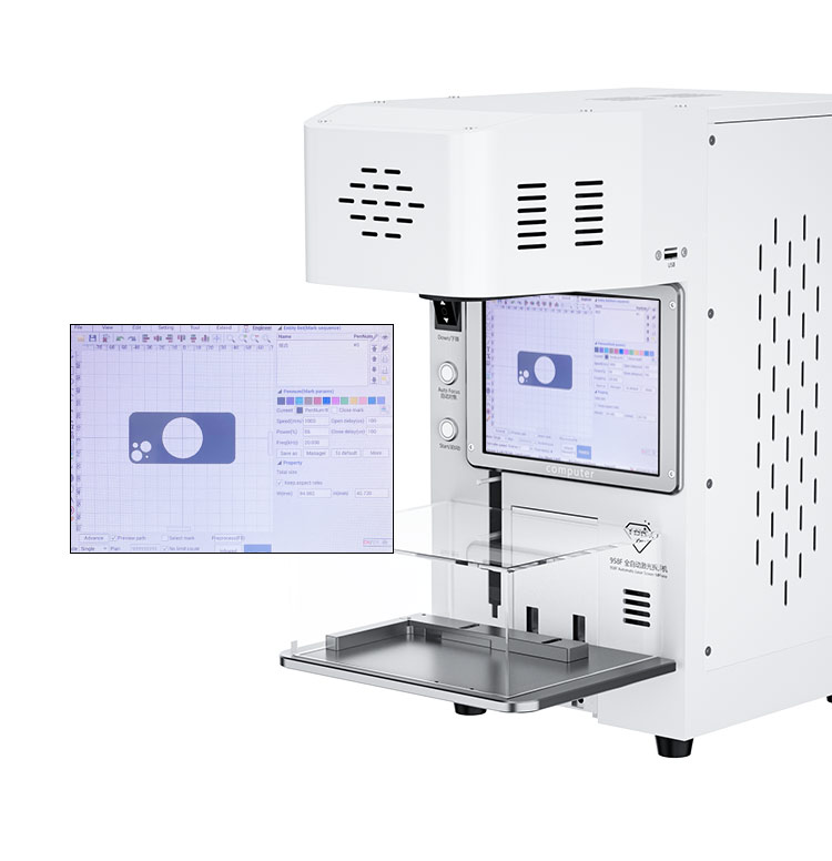 Laser Marking Machine - TBK 958F Mini 20W Laser Machine