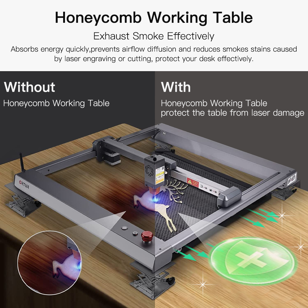 Laser Engraving Machine Fast S - Honeycomb Laser Bed recension och pris