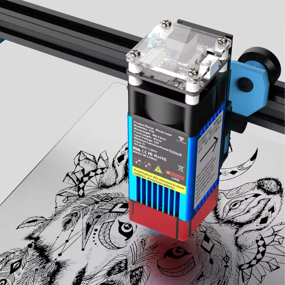 TwoTrees TTS-55 Pro/TTS-10 Pro - Industrial Laser Engraver recension och pris