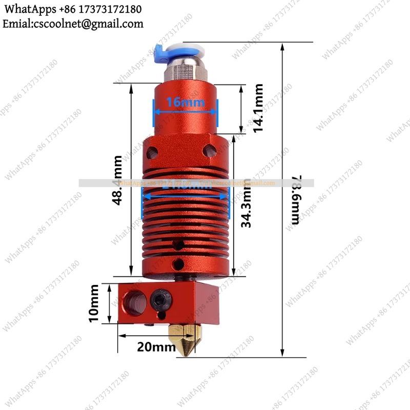 JS03 All Metal MK8 Extruder Ki - Creality Printer Ender 3 recension och pris